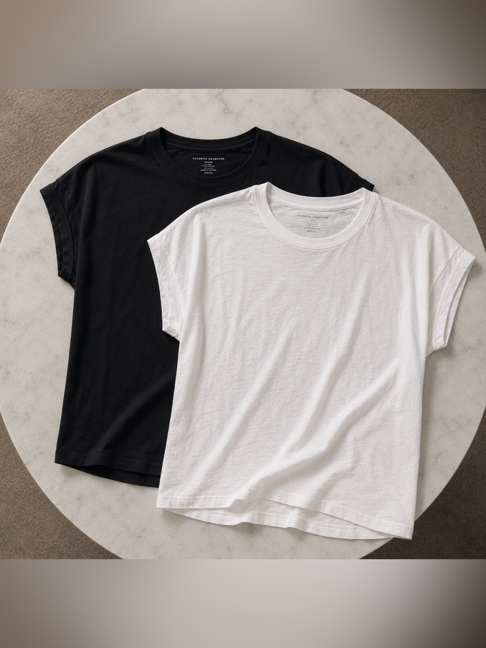 Majestic Filatures Black and White T-Shirt Set